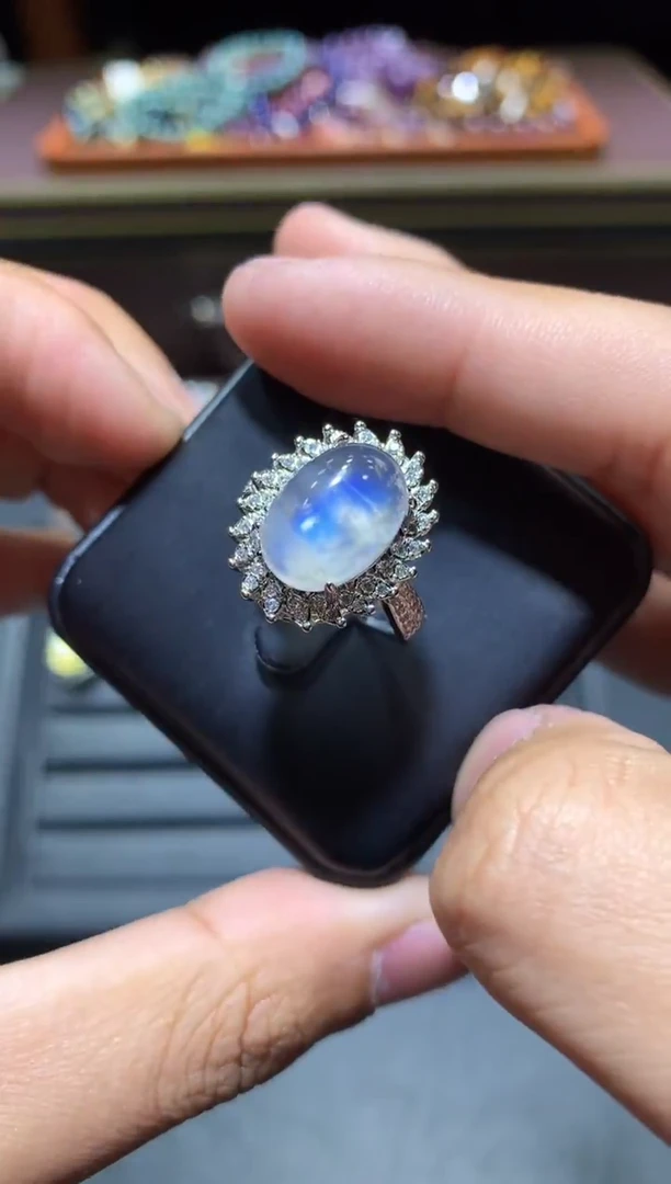 【闪购商品】月光石戒指未镶嵌W70（随机性发货只发一单）