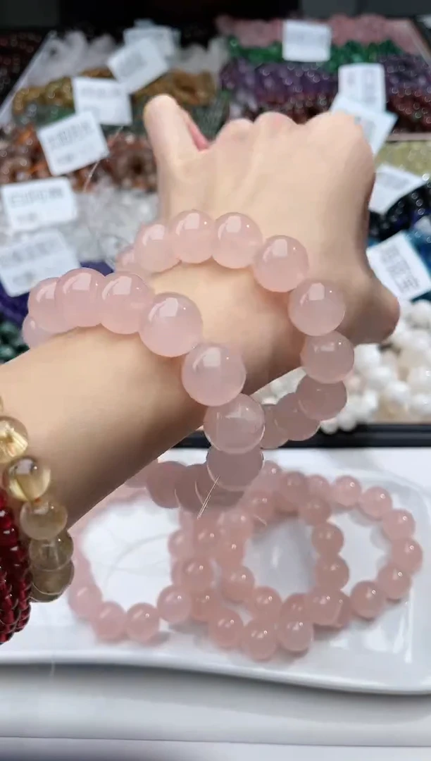 【闪购商品】水晶手链未镶嵌西柚粉