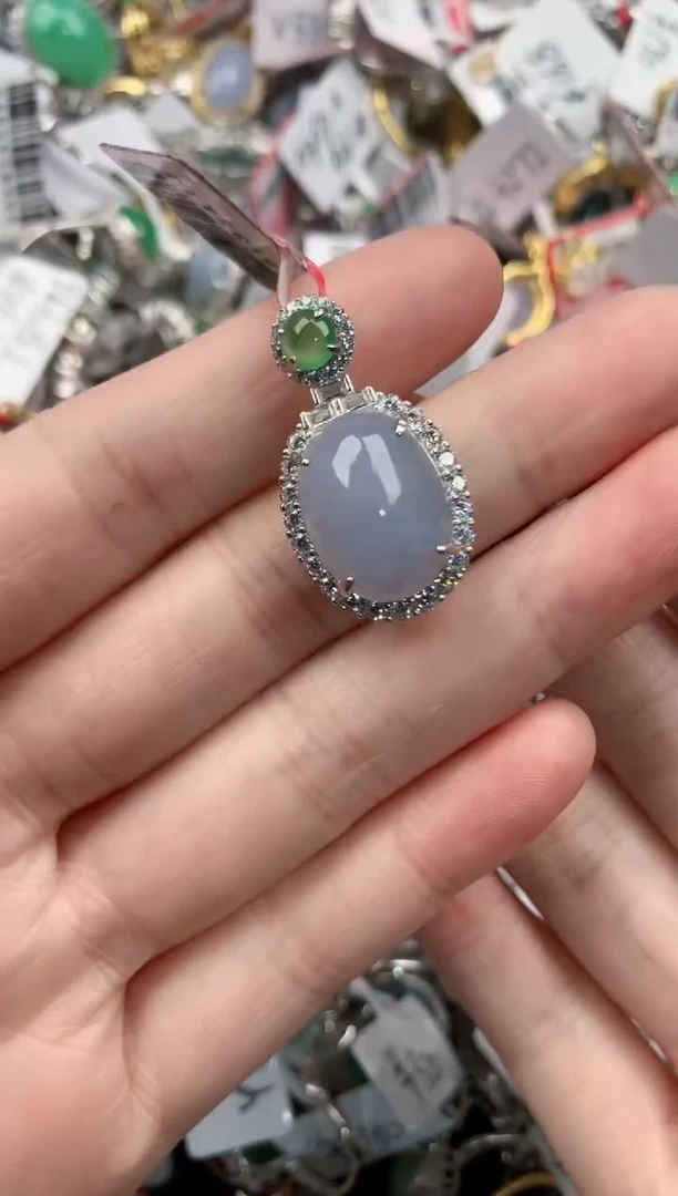 银S925镶嵌戒指翡翠14-14-14   10