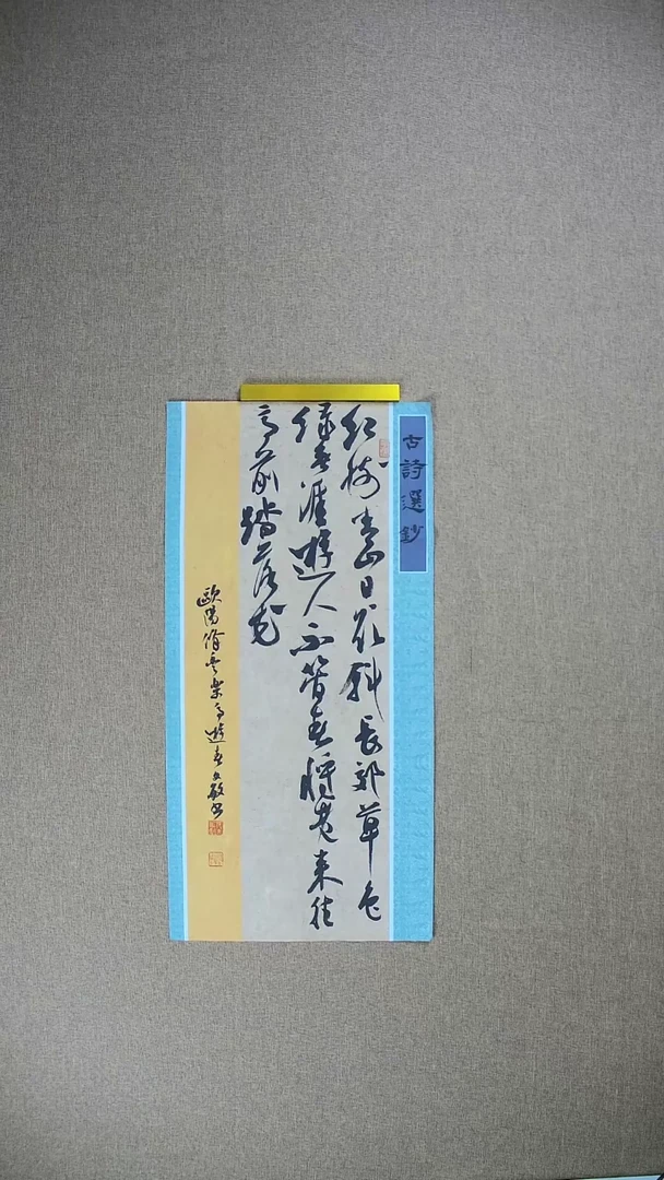 【闪购商品】书法张文敏70*34古诗选抄