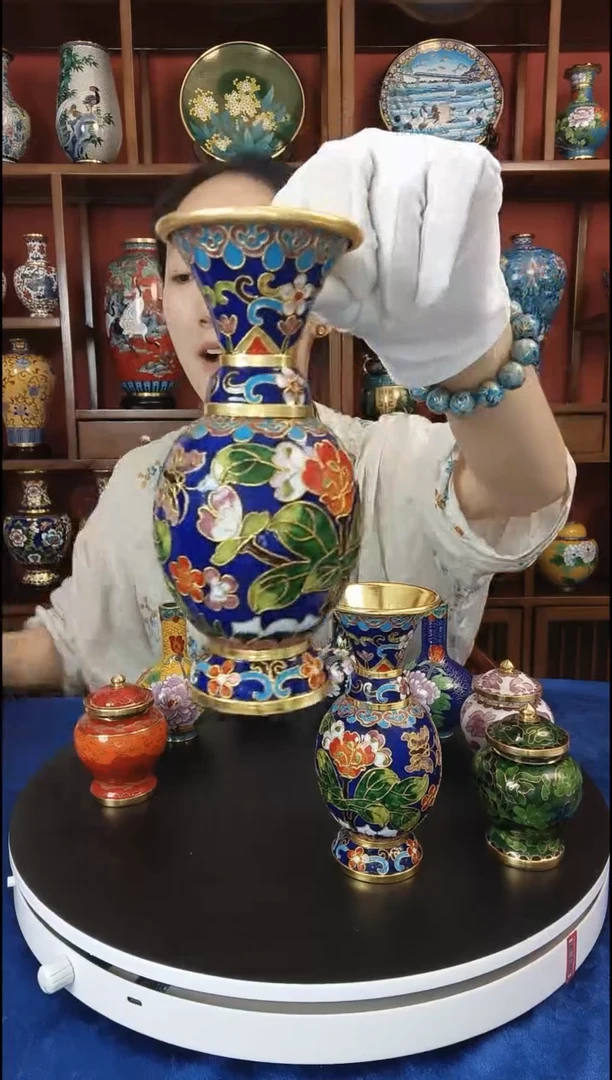 手工艺品琉璃花觚