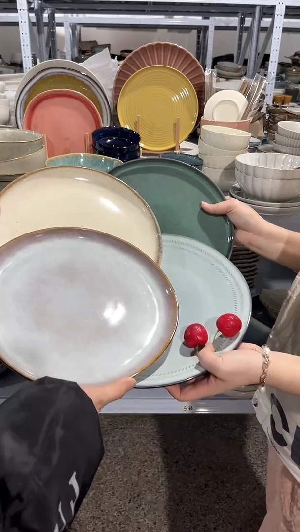 【闪购商品】瓷片外贸尾货瑕疵满20包邮X4 大盘组合