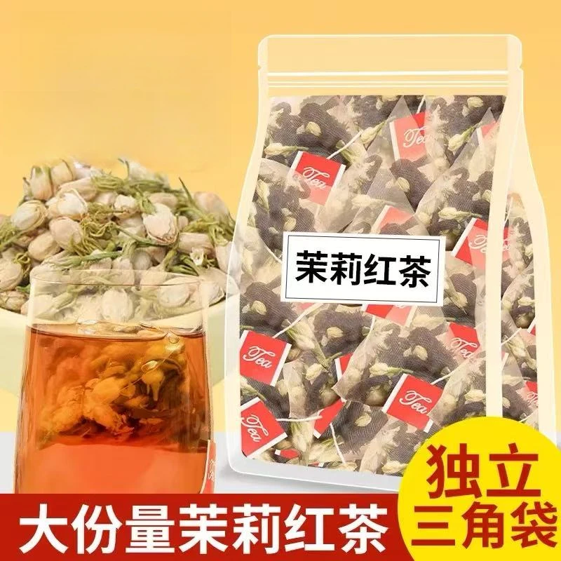 茉莉红茶独立包装三角包浓香浓香茉莉红茶茶叶组合冲水饮料