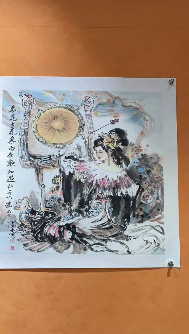 国画刘金玉老师亲笔手绘