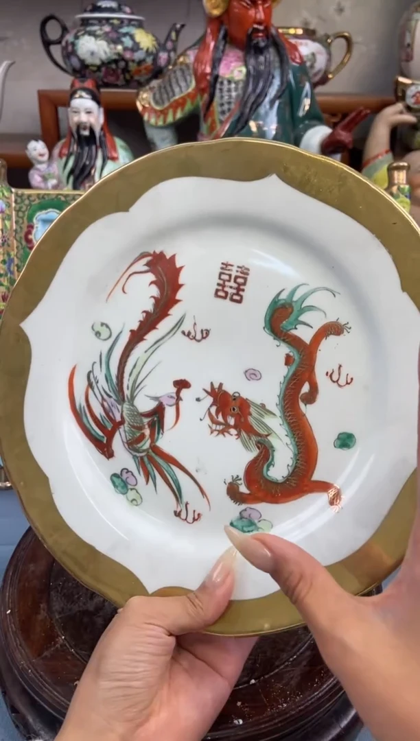 瓷片微瑕慎拍景德镇窑老厂瓷器单件