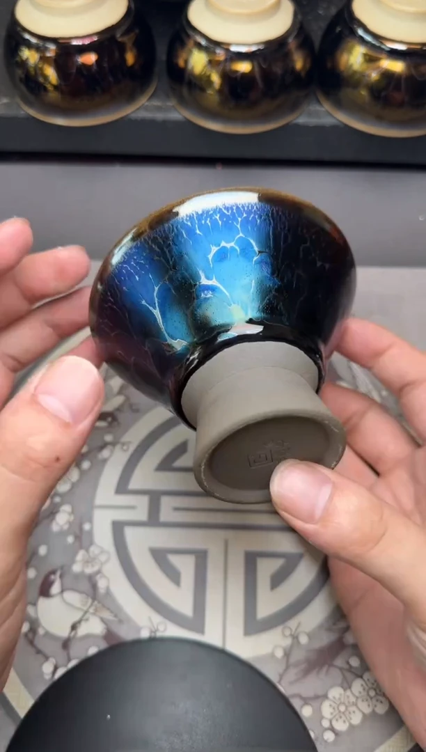 茶盏蓝色妖姬创始人陈慧中老师作品28