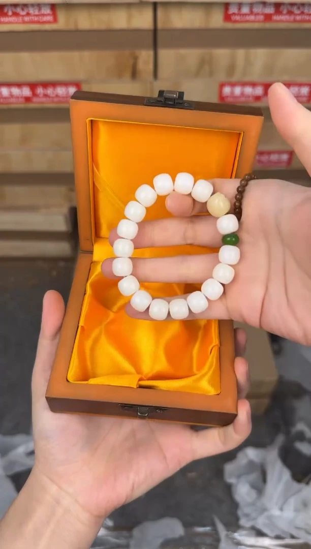 慈木器文玩阁白玉菩提链接@@L079