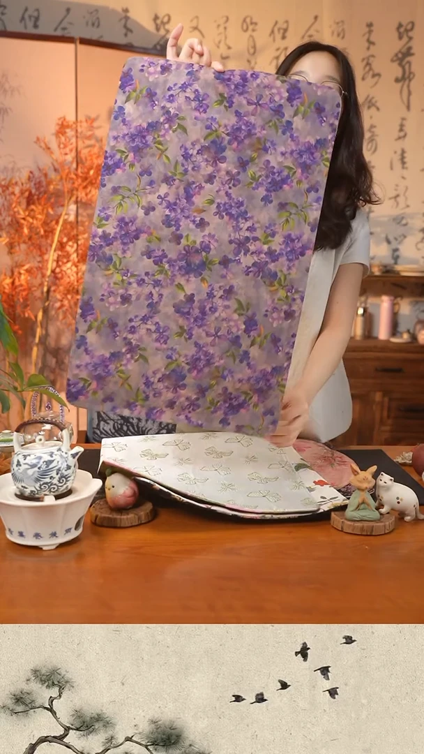 56*35紫色紫藤花茶席啊啊啊啊