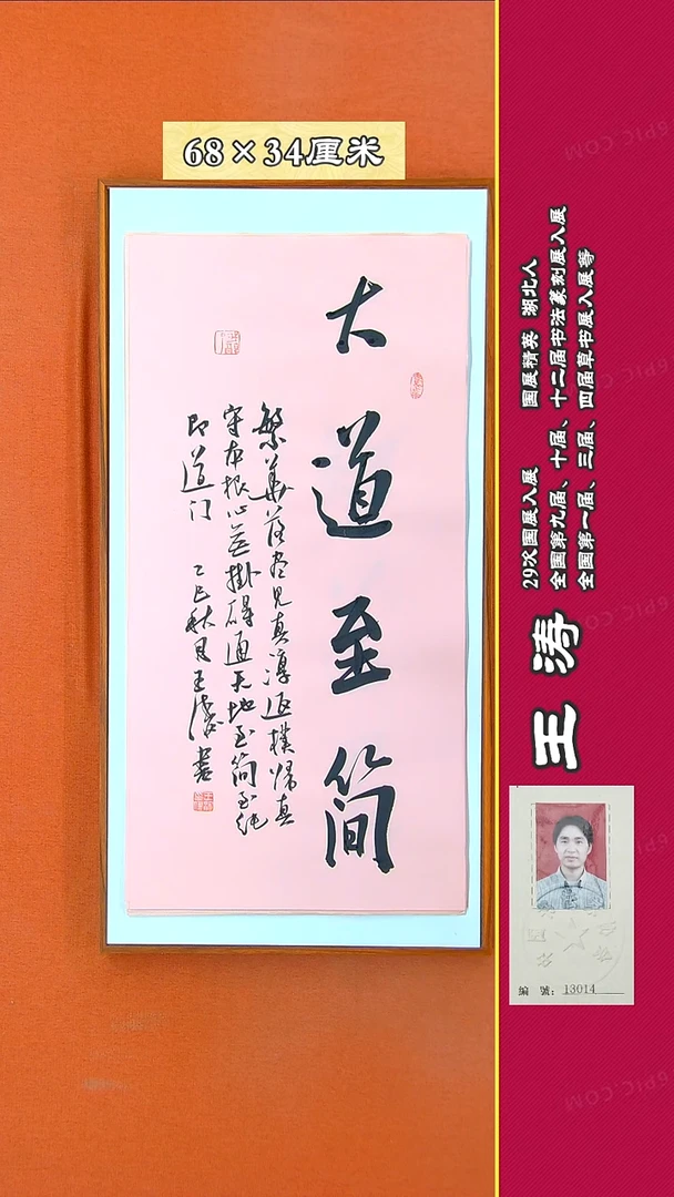 书法654D王涛书法作品