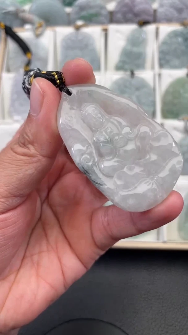 颈饰未镶嵌翡翠天然缅甸翡翠A货109