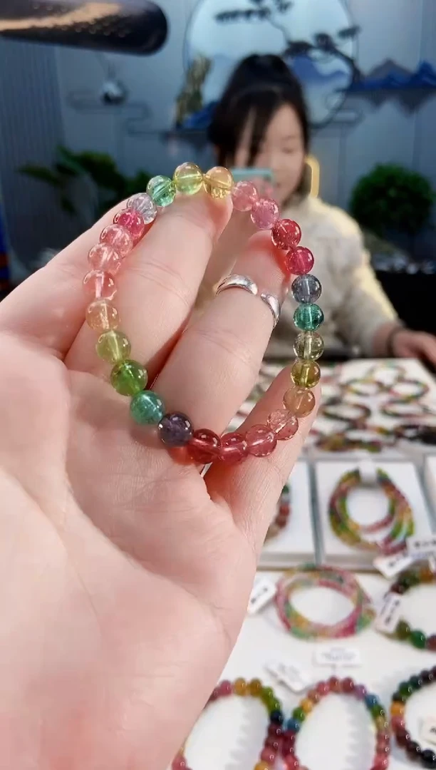 【闪购商品】碧玺手链未镶嵌G22311单圈颜色微差发1