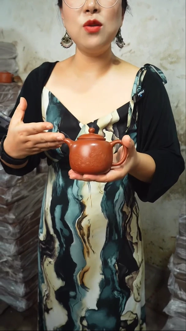 茶壶紫砂赵庄朱泥匏尊