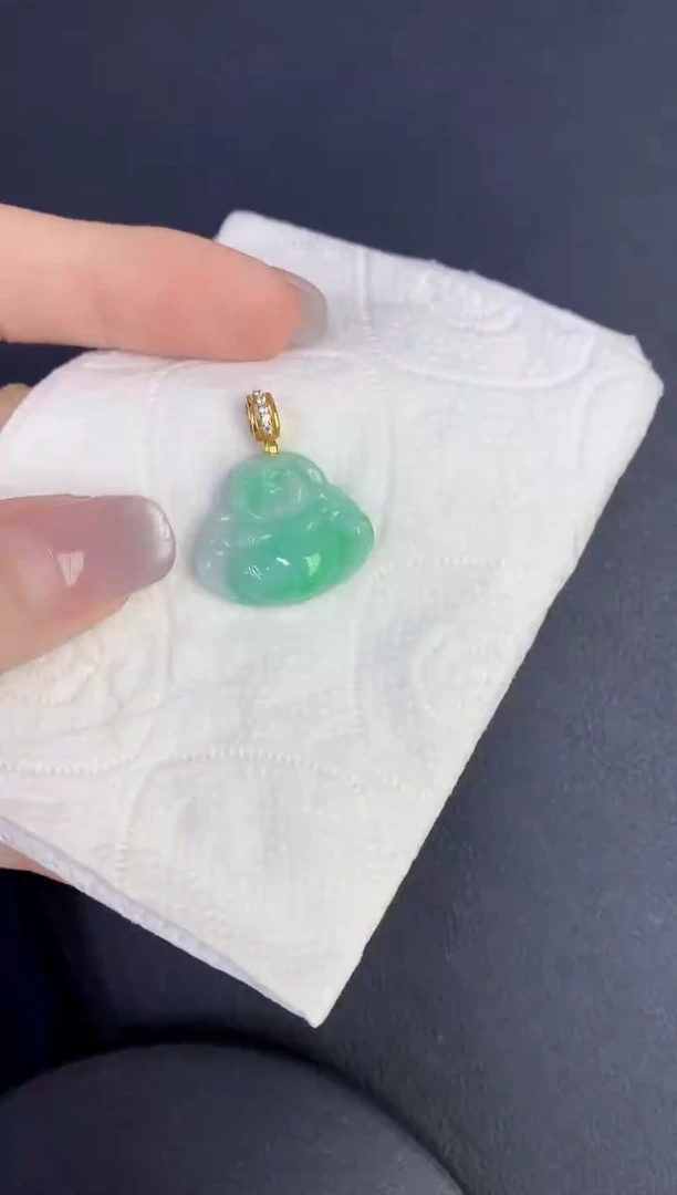 颈饰未镶嵌翡翠缅甸天然翡翠A货