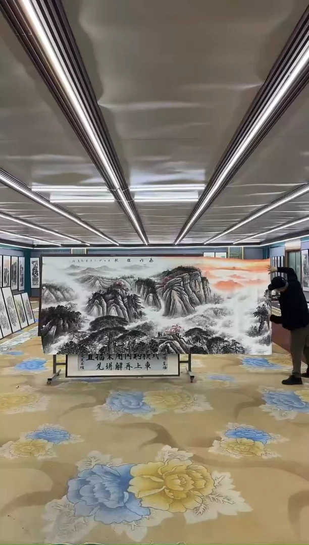 国画M王红兵-大丈二--山水国画