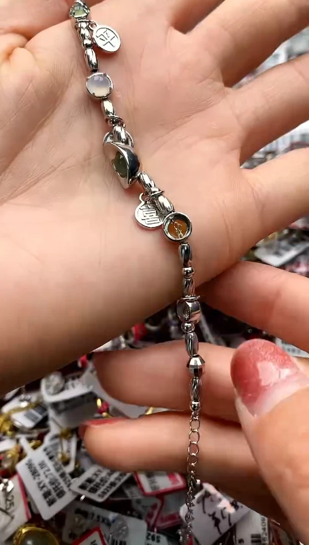 【闪购商品】翡翠戒指银S925镶嵌33333333    6