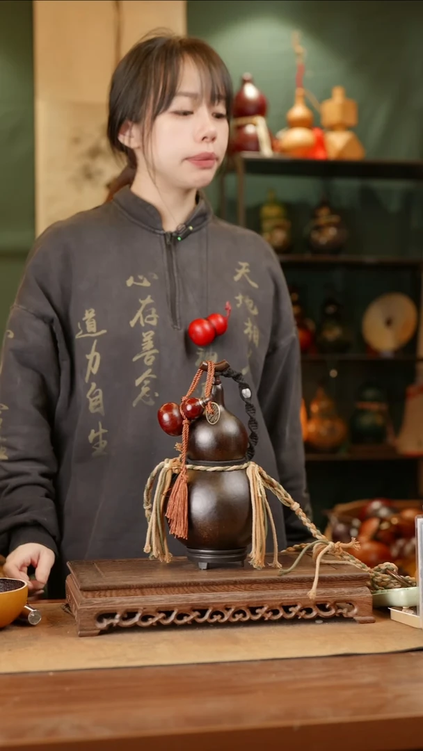 138号精品天然大漆酒葫芦一物一拍~