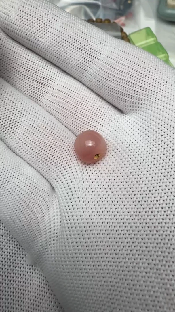 18K金镶嵌颈饰玛瑙/玉髓文玩文玩