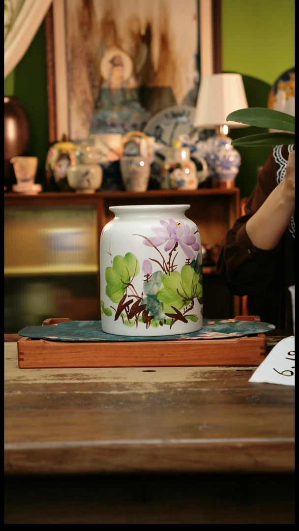 瓷片景德镇纯手工釉下彩精品茶具水杯