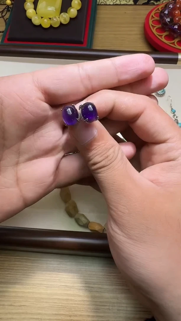 未镶嵌耳饰水晶多样性发一件 615