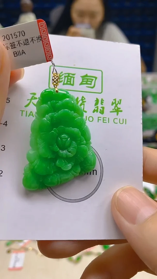 翡翠18K金镶嵌颈饰新号开播 全场乱卖