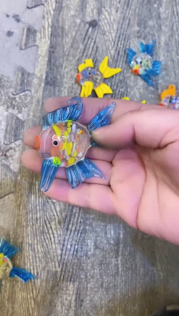 【闪购商品】琉璃手工艺品微瑕鱼
