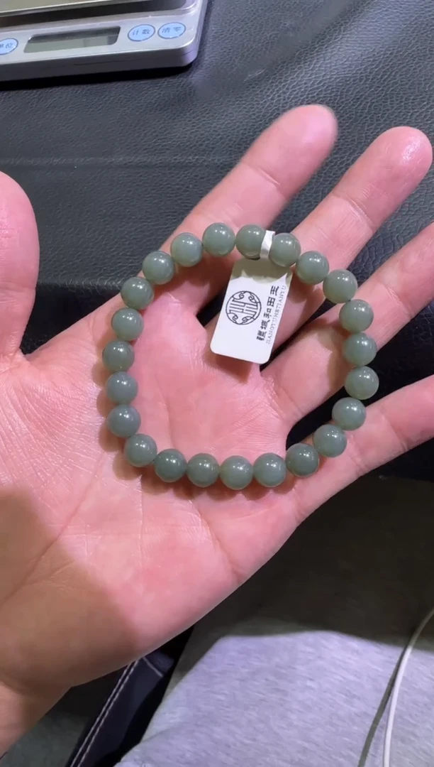 未镶嵌手串和田玉且末蓝手串（产地直发）