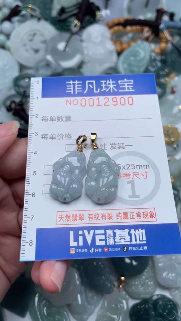 颈饰未镶嵌翡翠12900