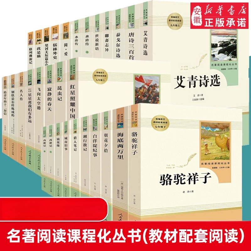 【新华书店】初中七八九789年级名著导读教材配套阅读朝花夕拾原著