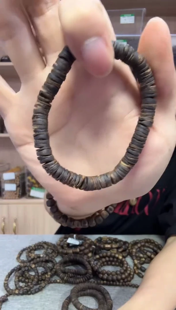 手串沉香07沉水片珠单圈 多样性发其一