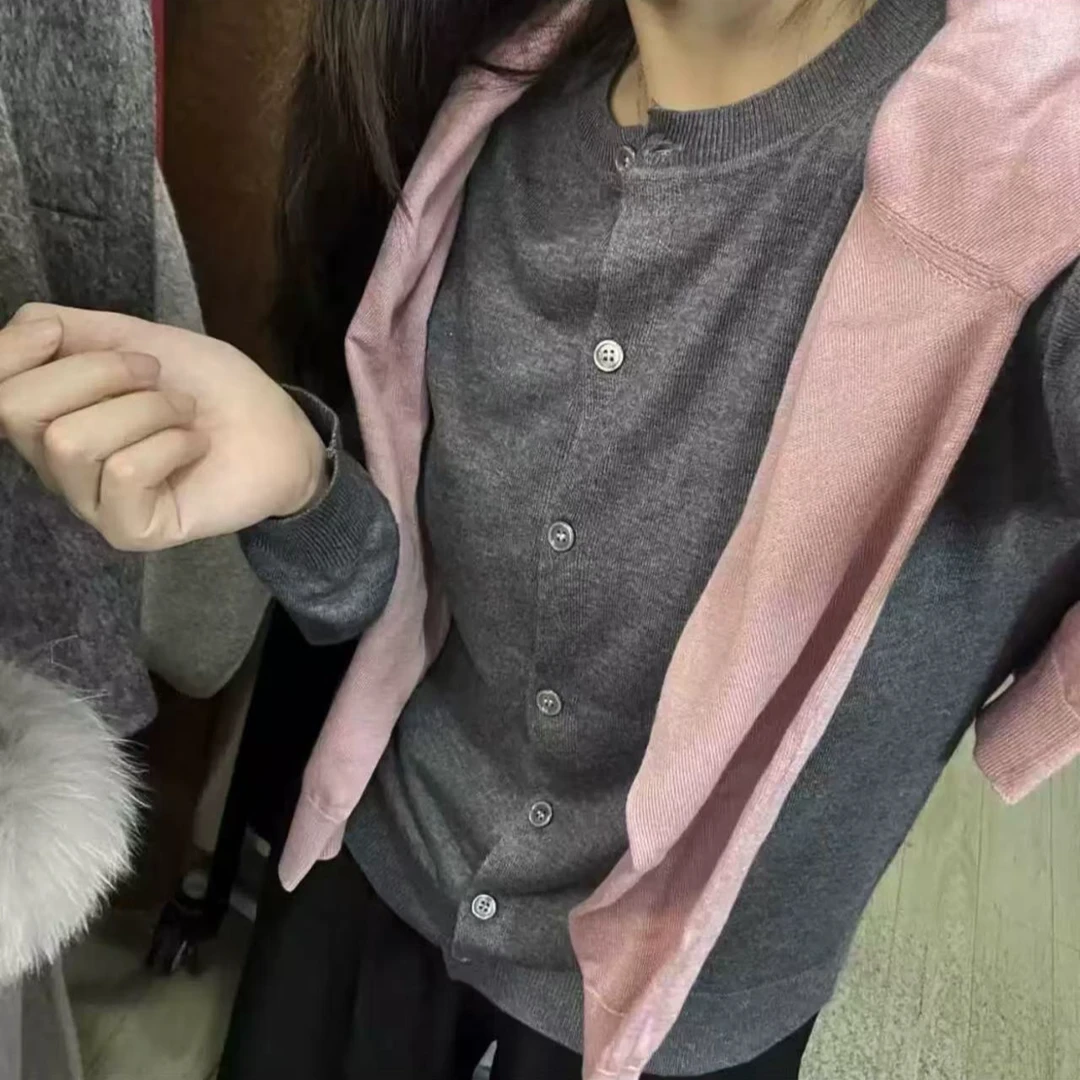 2117圆领针织开衫