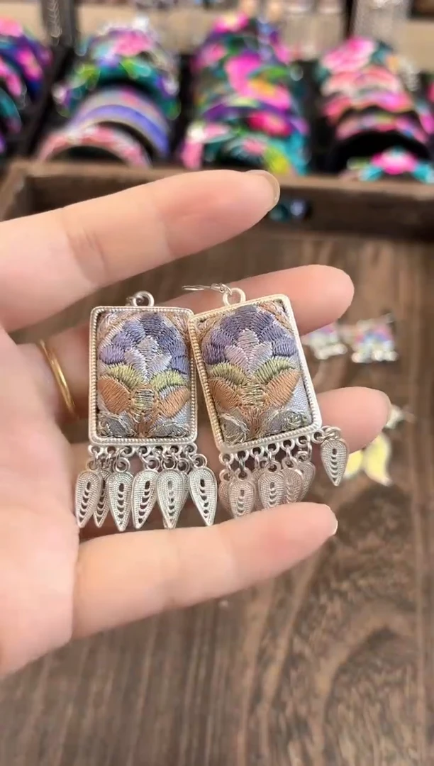 织绣艺枝独绣老绣饰品223
