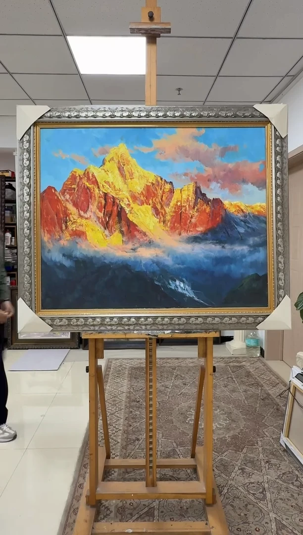 油画炳山艺术--梁朝水老师作品