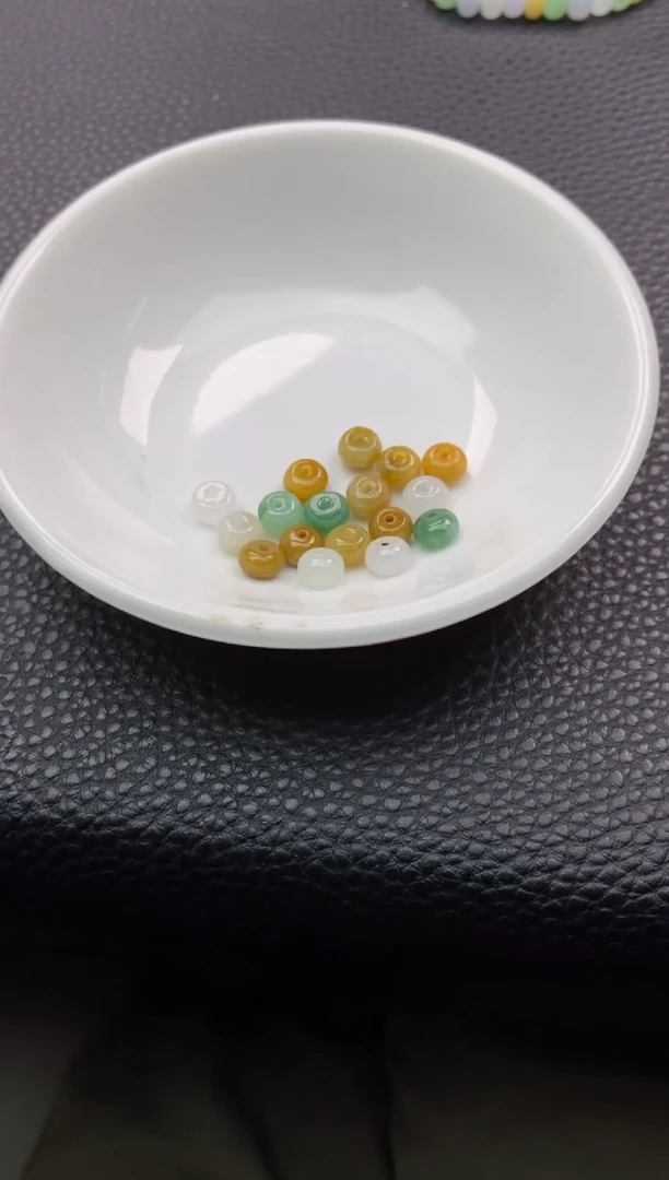 翡翠散珠1天然A货翡翠散珠卡