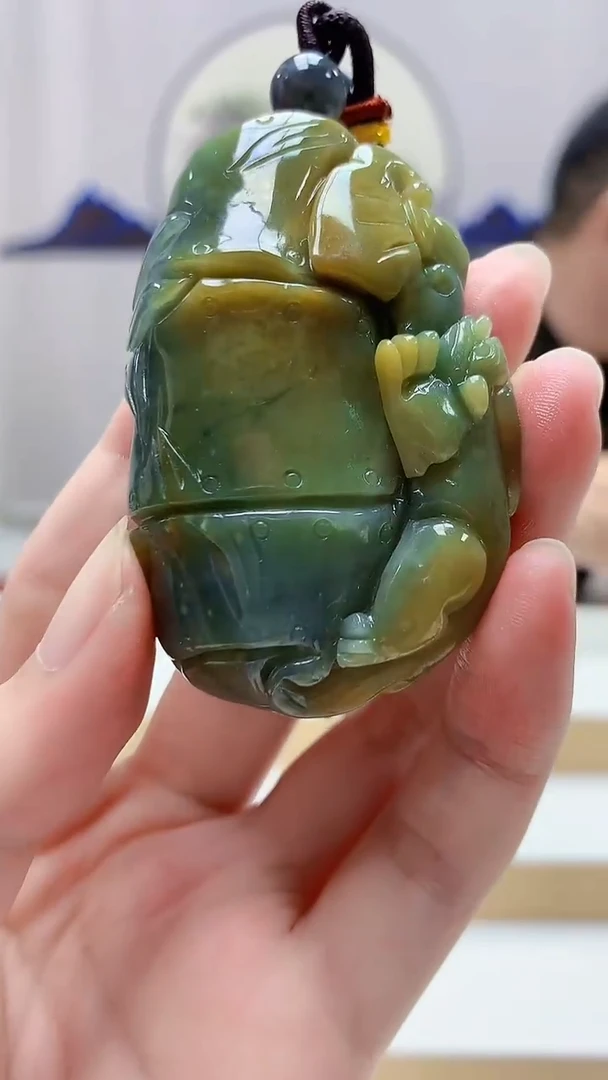 未镶嵌定制翡翠5153zm-毛货挂件竹节37