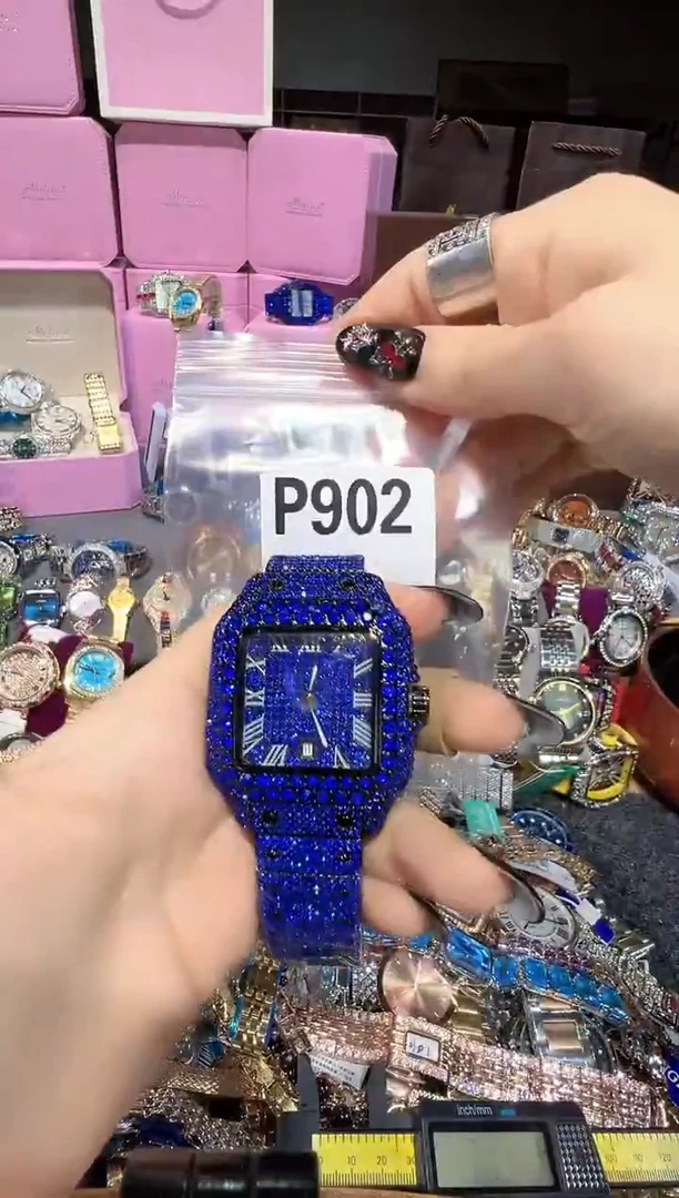 石英机芯不锈钢不锈钢直播定闪专用