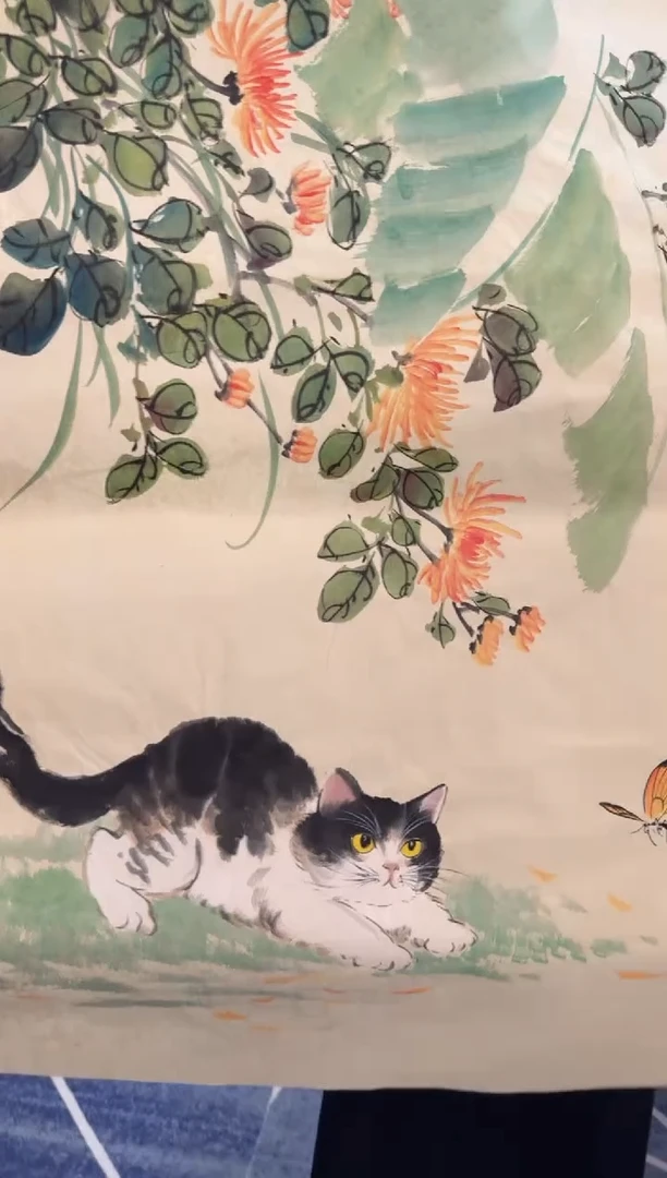 国画作品山水花鸟