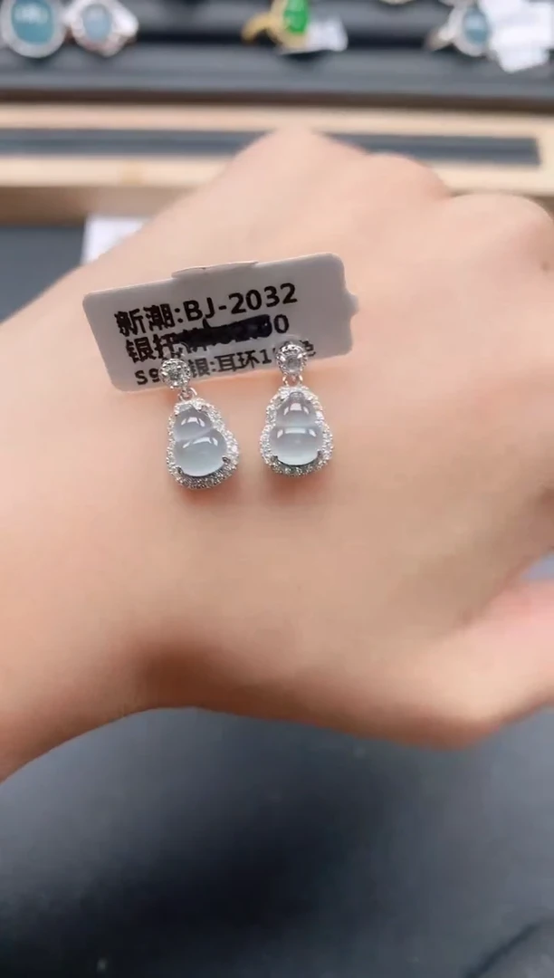 银S925镶嵌戒指翡翠11111