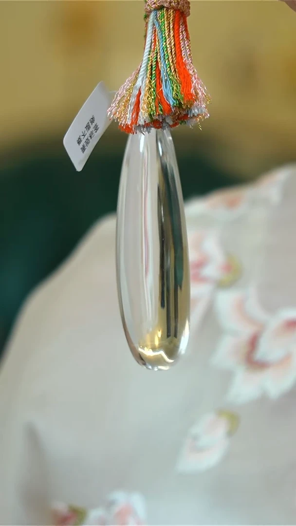 【闪购商品】水晶手把件未镶嵌白水晶按摩棒莲花手把件