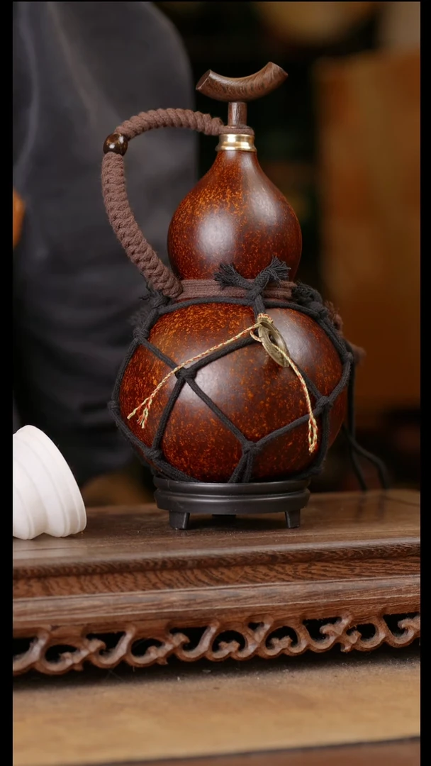 201号精品天然大漆酒葫芦一物一拍~