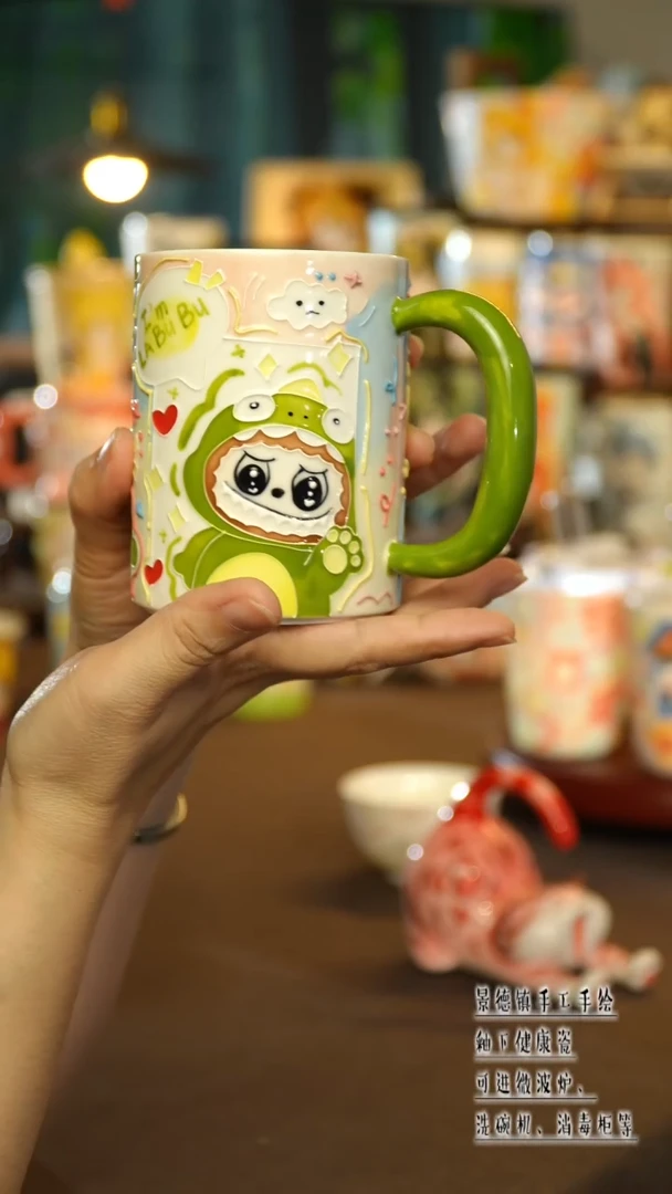 景德镇手绘文创陶瓷&A012