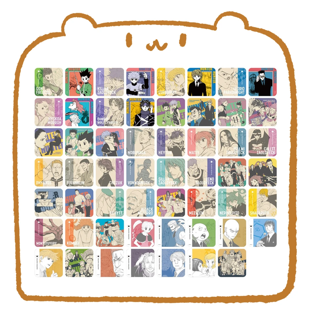 【全职猎人】JS原画二弹杯垫 盲盒 正品日谷(默认代拆)