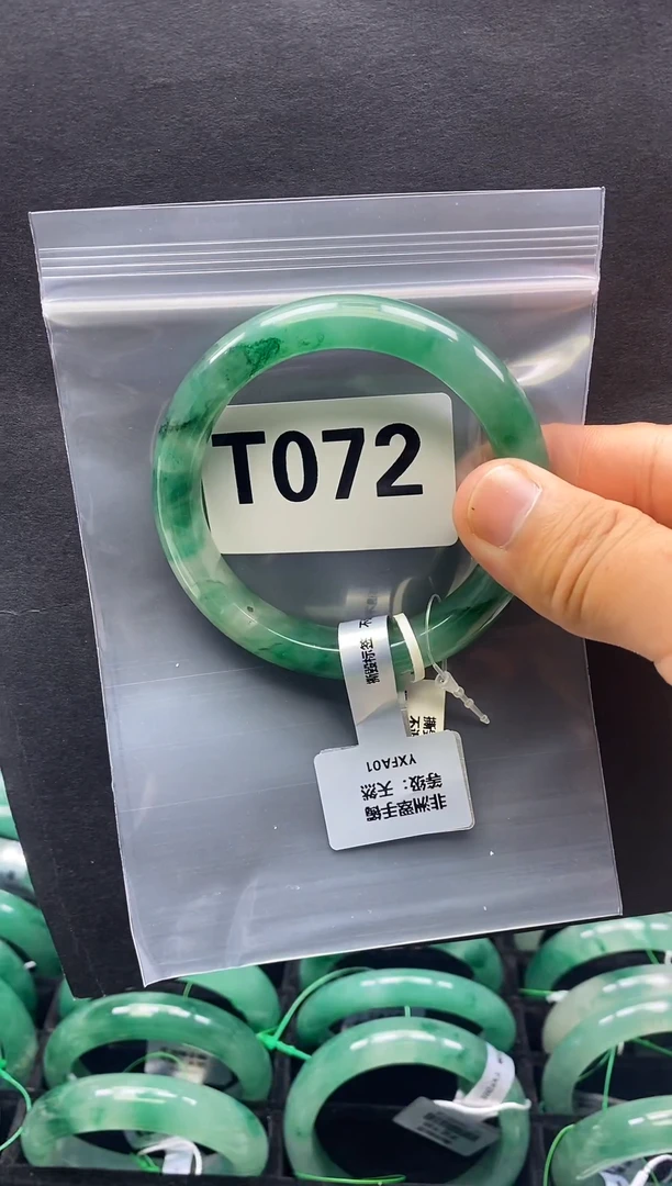 未镶嵌手镯石英质玉（非洲翠）58圈口T072