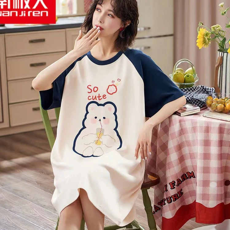 线下撤柜版睡裙#女士款高货家居服睡衣睡裙【品牌撤柜剪标现发】