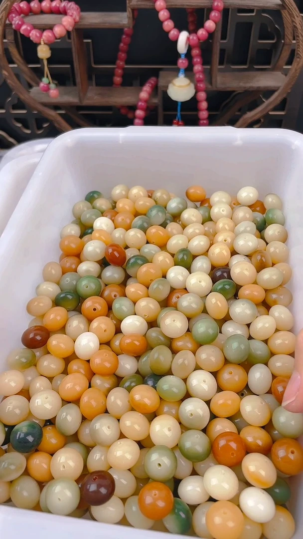 【闪购商品】菩提根/象牙果把件14mm多宝算盘110颗