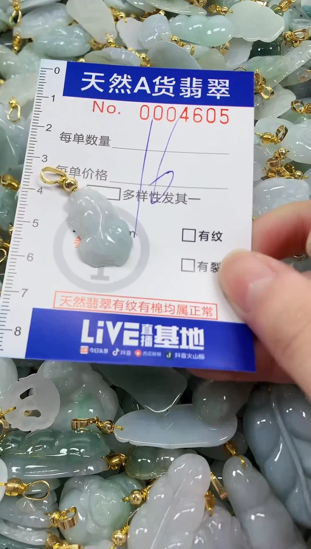 颈饰未镶嵌翡翠天然a货翡翠