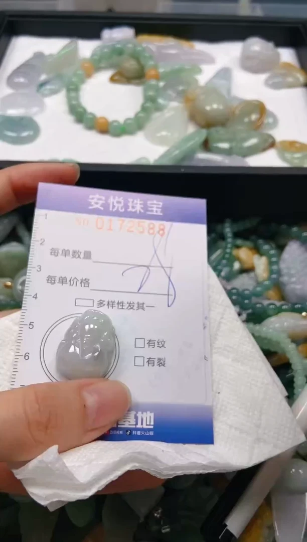 翡翠未镶嵌颈饰闪购0172588