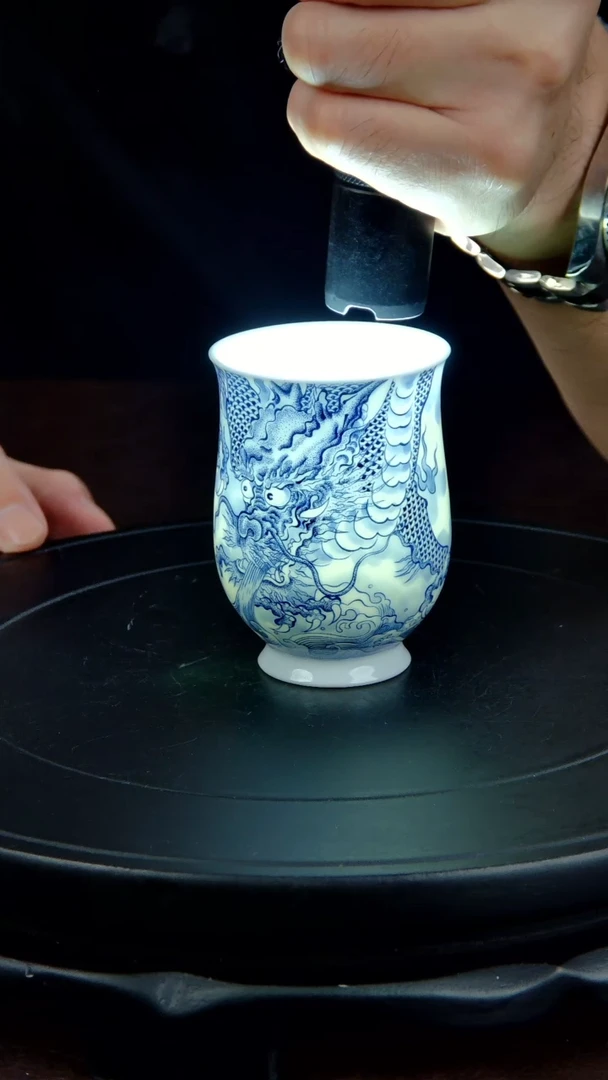 摆件景德镇陶瓷艺术林清瓷藏