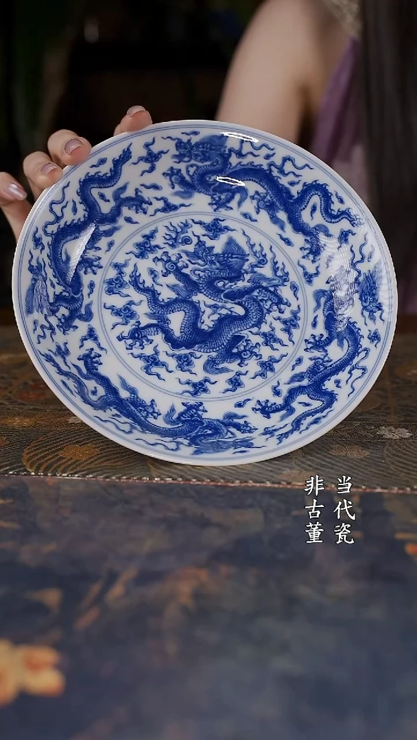 望月怀古五龙壶承