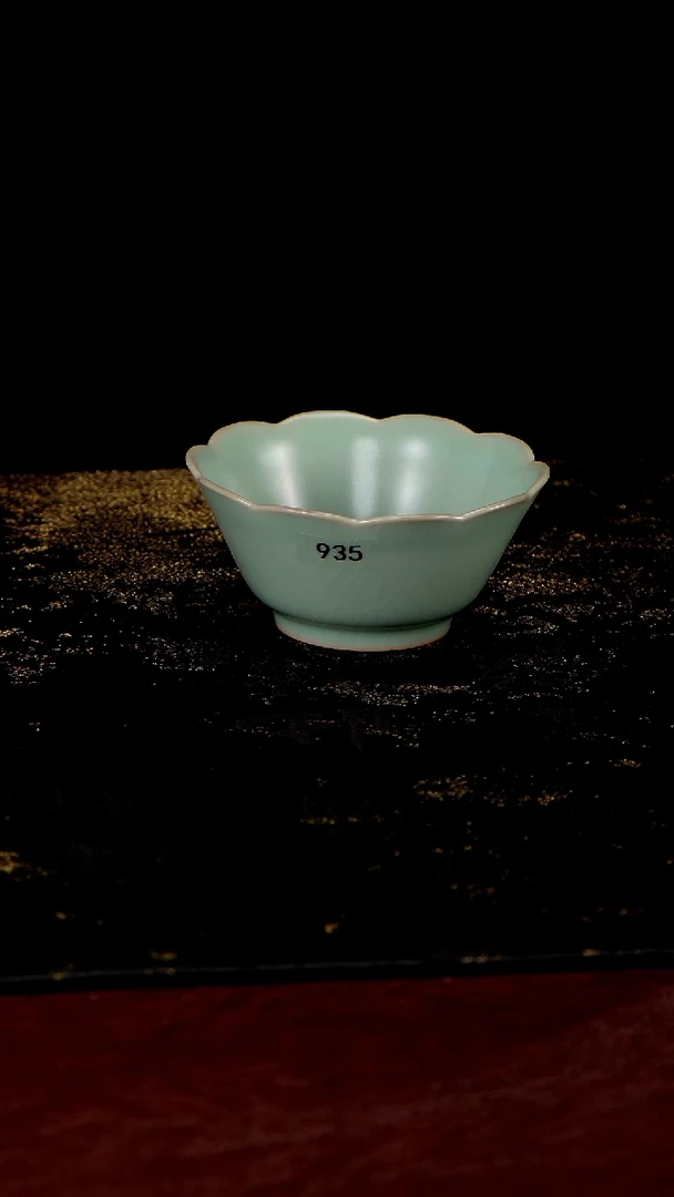 杯935 花口杯90cc匠工款君绿釉