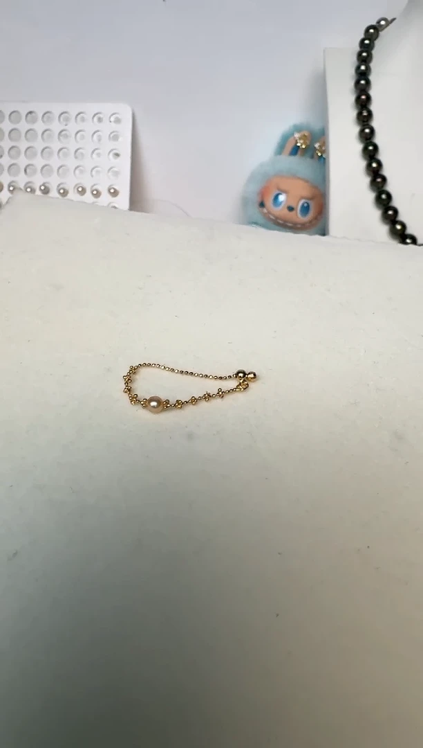 海水珍珠银S925镶嵌戒指戒指